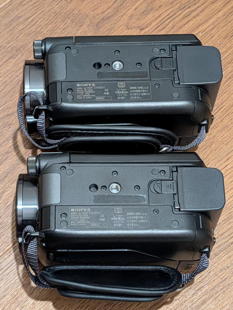 【2台】SONY HDR-XR520V デジタルビデオカメラ　ソニー