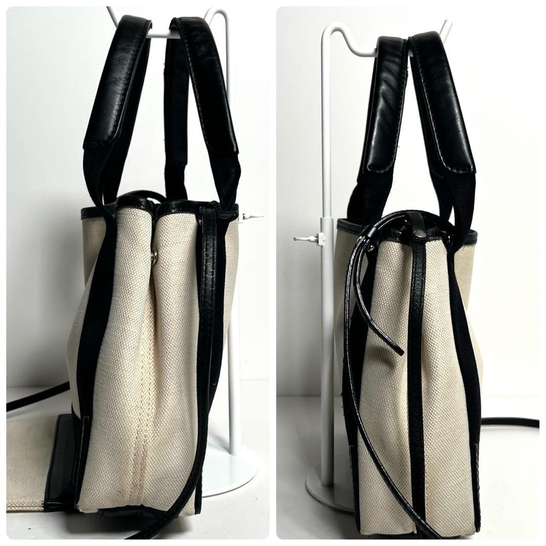 【美品✨】バレンシアガ ネイビーカバス XS 2way ハンドバッグ キャンバス