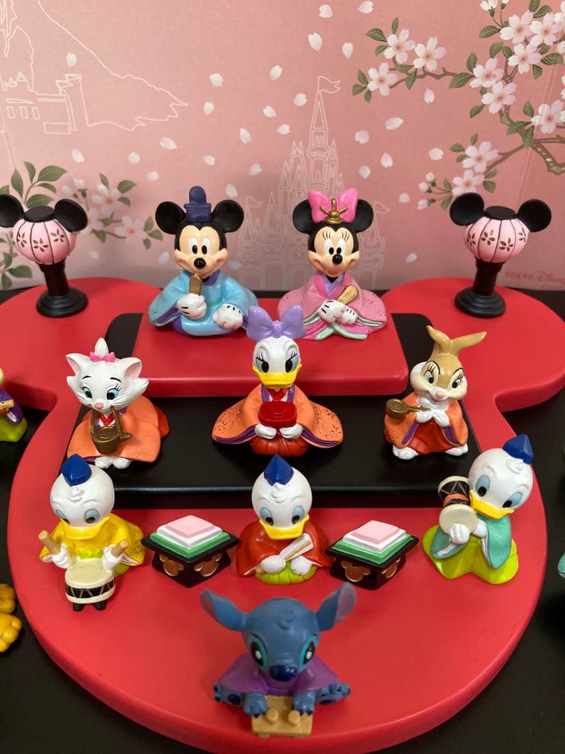 ディズニーひな人形セット　東京ディズニーリゾート雛人形　フィギュア　ひな祭り