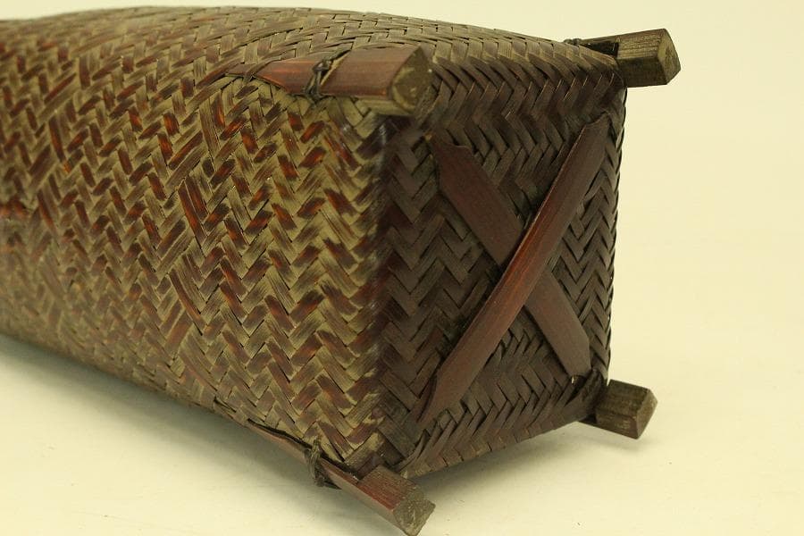 竹網 籠花生 未使用(ZE463)