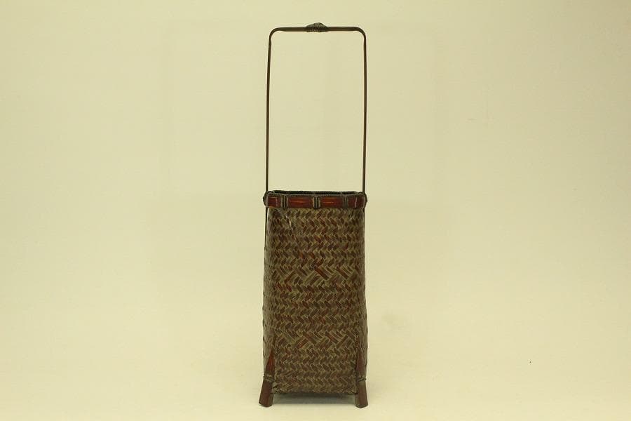 竹網 籠花生 未使用(ZE463)