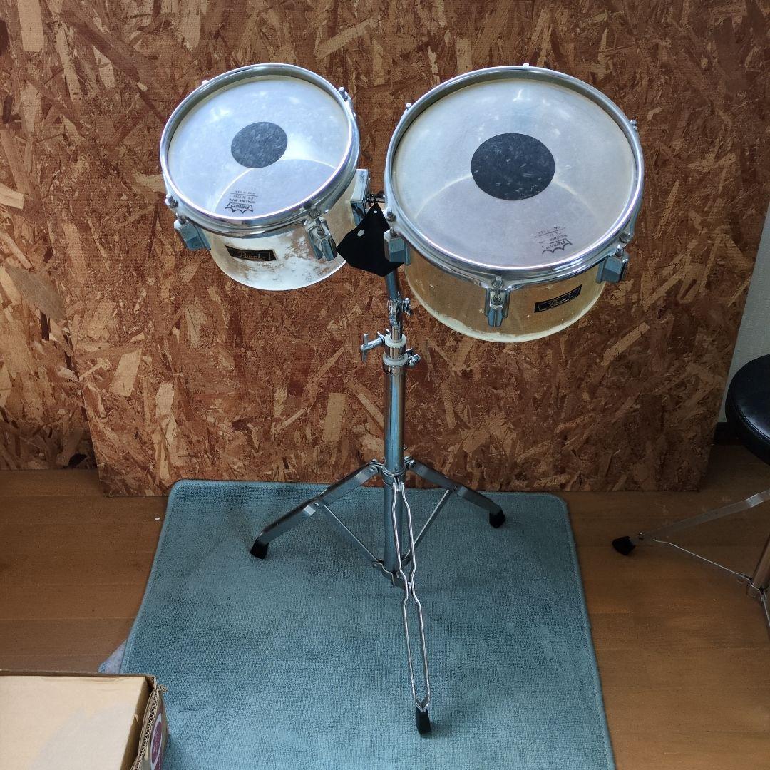 ティンバレス　Pearl　8インチ、10インチ　アクリル　パール　ドラム