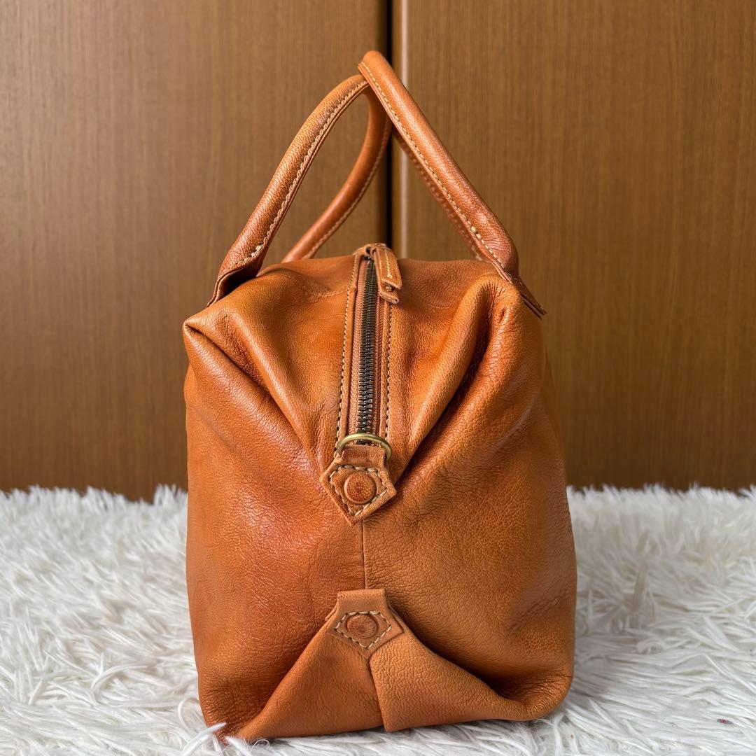 ✨️美品 genten 2WAY ショルダーバッグ ヌメ革 斜めがけ レザー