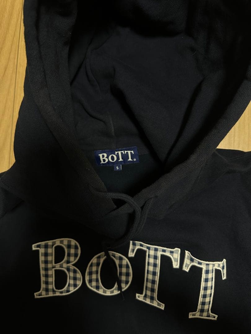 BoTT ネイビー フード付きパーカー Sサイズ