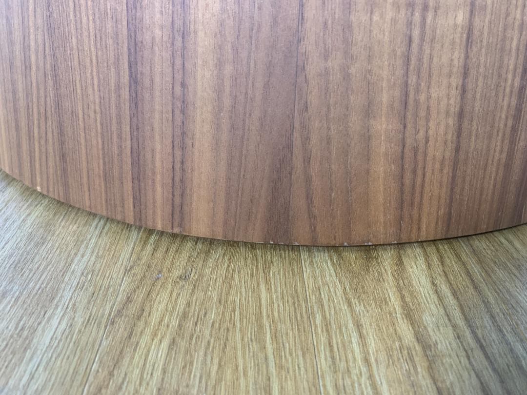 K☆172 モダンデコ アルモニア Piane 丸テーブル ウォールナット