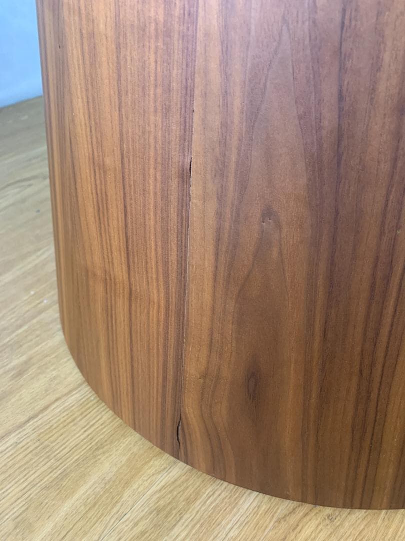 K☆172 モダンデコ アルモニア Piane 丸テーブル ウォールナット