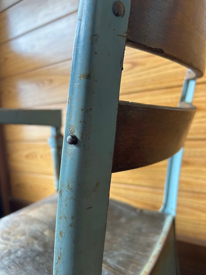 アンティーク　学校　机　椅子　セット　希少　レトロ　アメリカンカントリー