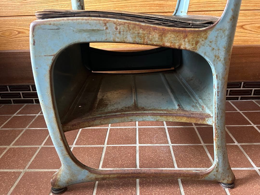 アンティーク　学校　机　椅子　セット　希少　レトロ　アメリカンカントリー