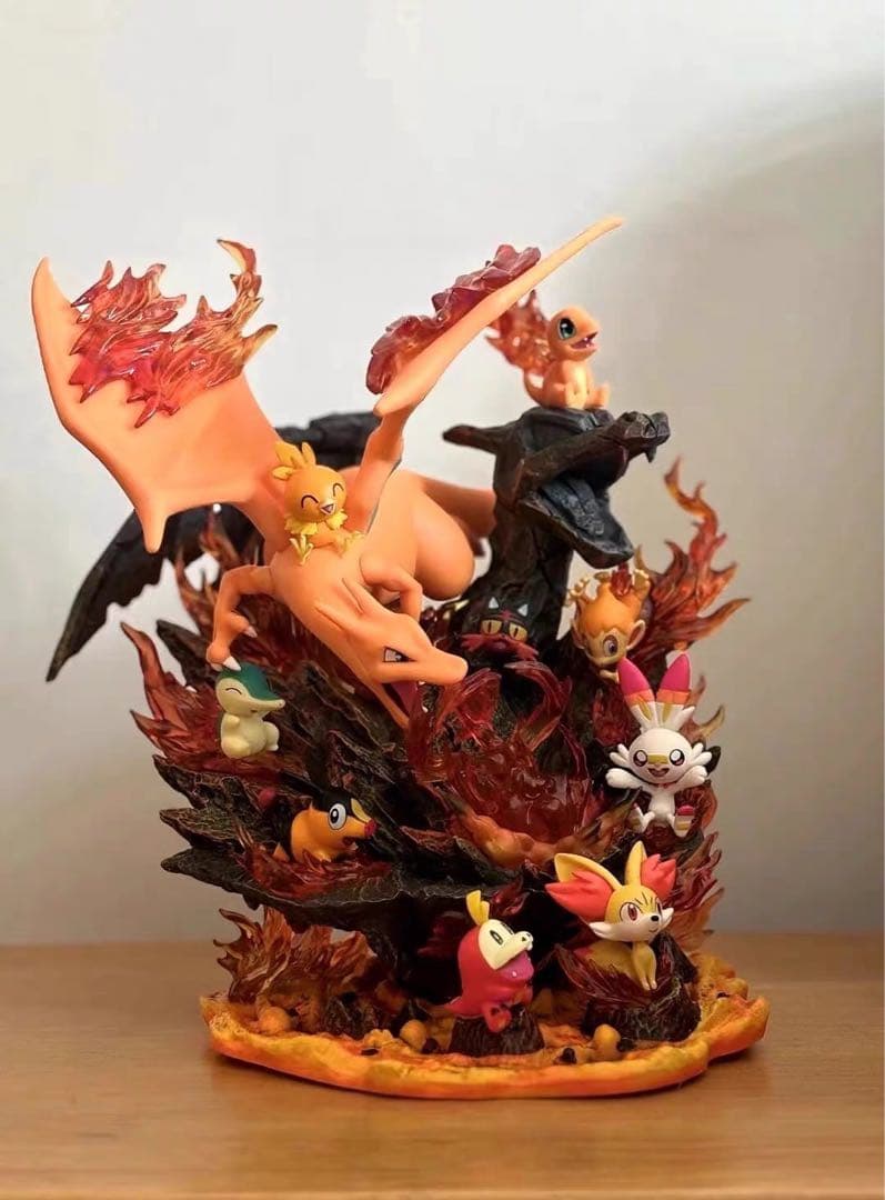 リザードン フィギュアセット 炎の演出