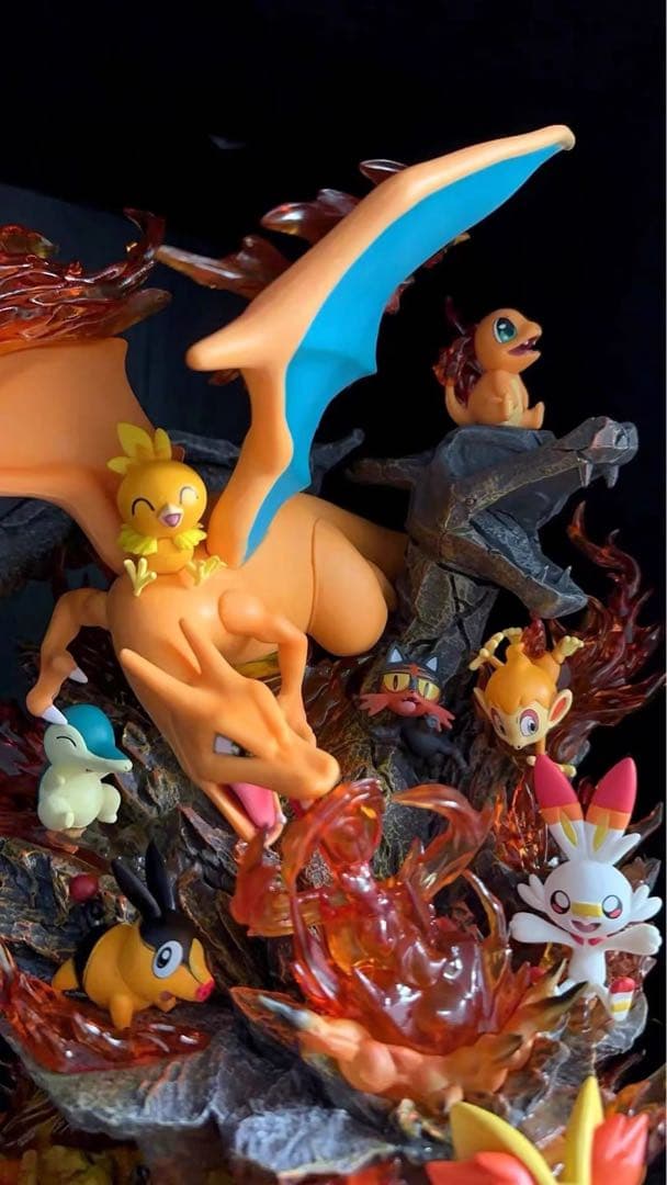 リザードン フィギュアセット 炎の演出