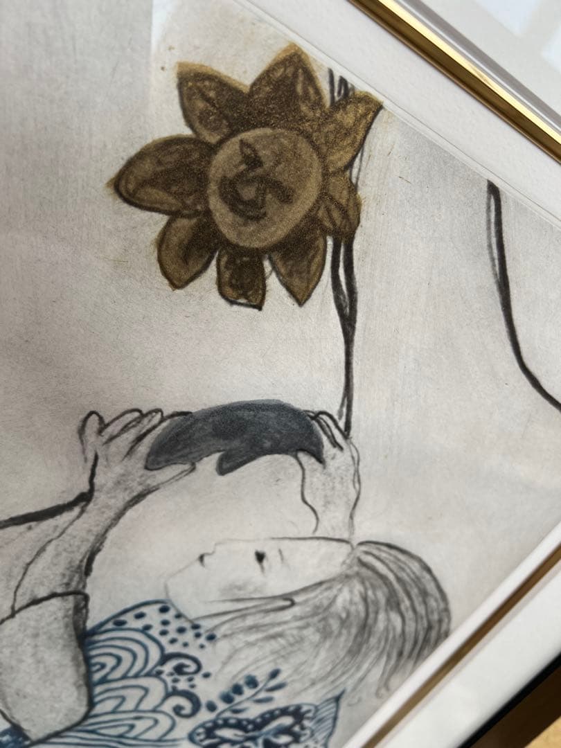 イングリット・フジ子・ヘミング 夏の夕 エッチング 版画