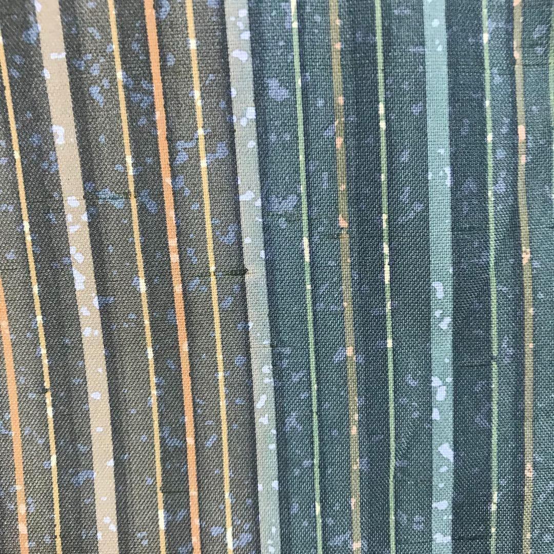 ZF-778 牛首紬 白山工房 落款 石川県無形文化財 高級 逸品 正絹 広衿