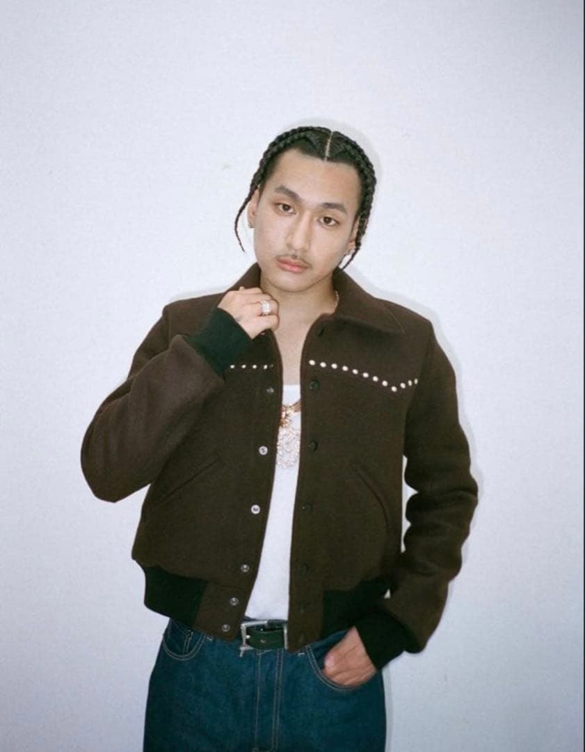 lamersphere Black Studs Jacket io 着用