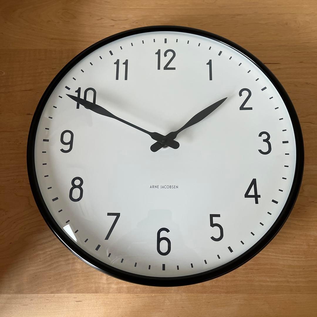 ARNE JACOBSEN オリジナルステーションクロック29cm ほぼ新品