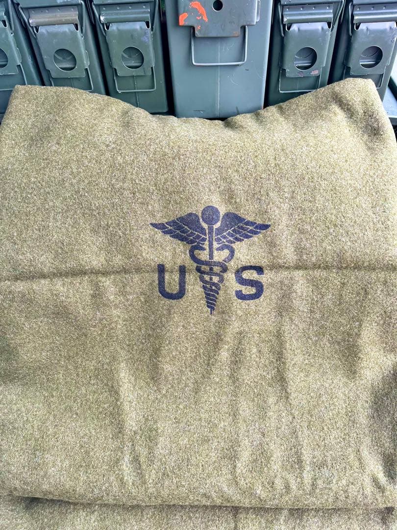 米軍放出未使用品 レア品 US-ARMY MEDICAL 米国製 ブランケット
