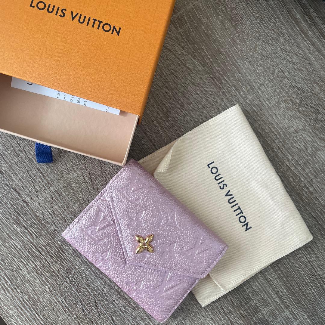 LOUIS VUITTON ラベンダー 三つ折り財布