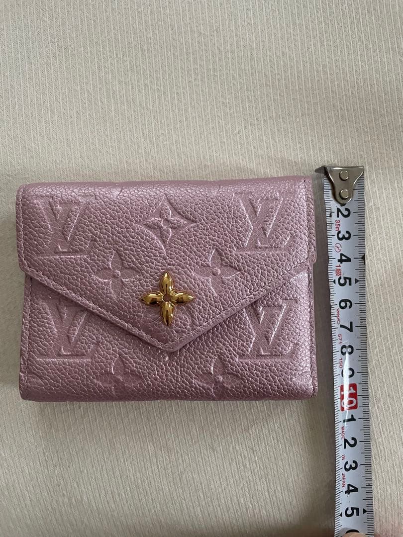 LOUIS VUITTON ラベンダー 三つ折り財布