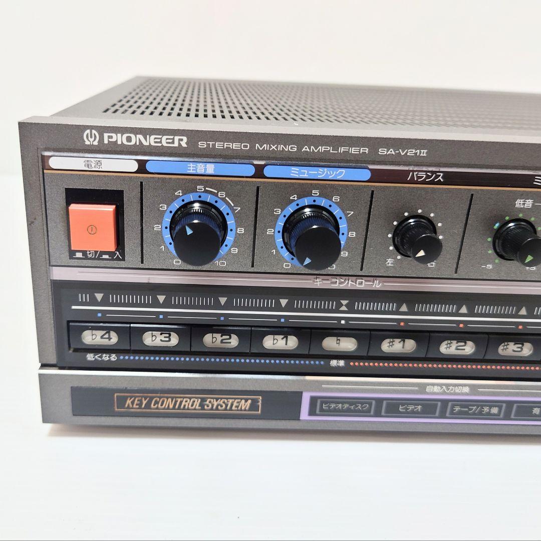 02Pioneer パイオニア カラオケアンプ SA-V21II 動作確認済