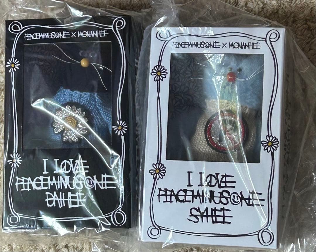 PEACEMINUSONE X MONAMHEE ぬいぐるみキーリング　トート