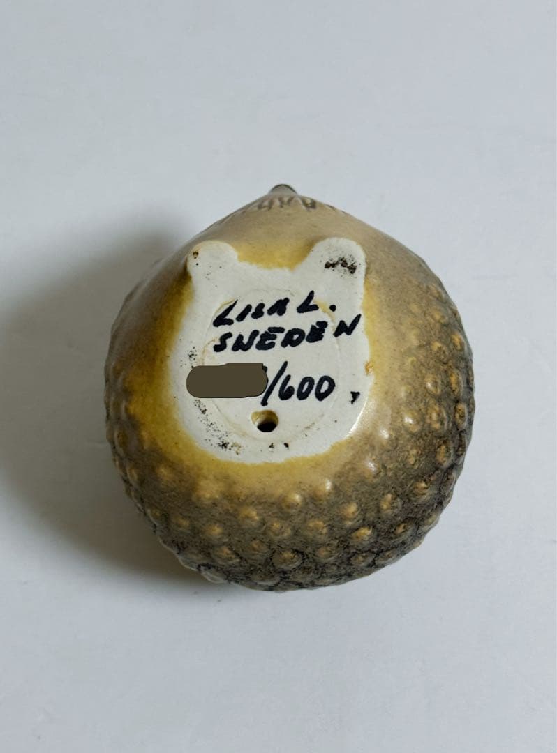 リサラーソン 600体限定 ハリネズミ ハリー 2015年　レア