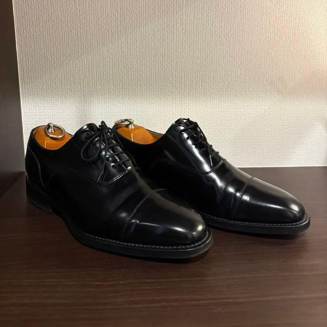 【ほぼ未使用】[リーガル] オックスフォード ストレートチップ 41EL メンズ