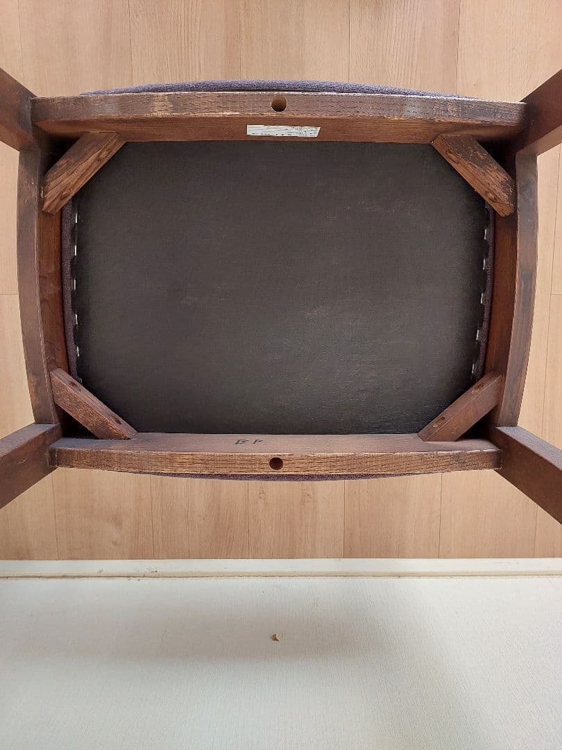 shirakawa スツール 木製 紫色