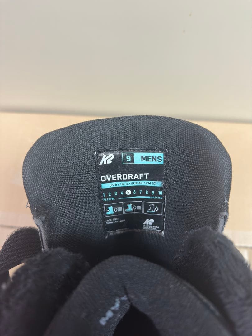 【27cm】【値下げ受付】K2 オーバードラフト スノーボードブーツ 23/24