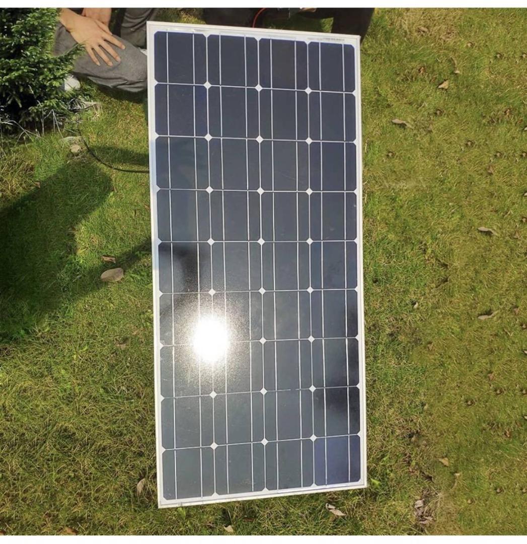 DOKIO 100W ソーラーパネル 12Vバッテリー対応 ソーラー