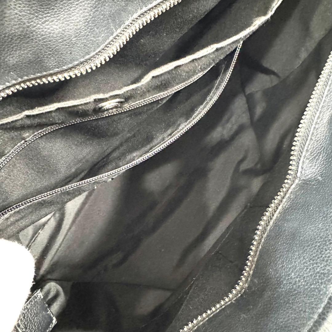 美品 コーチ バッグ メトロポリタン ハンド ショルダー ビジネス レザー 黒