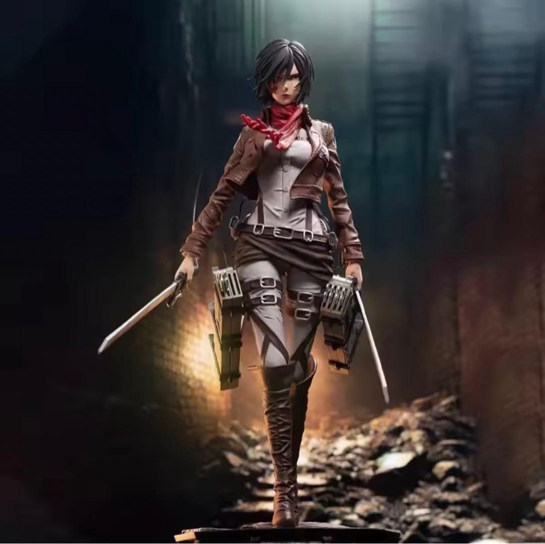 たーくん品　進撃の巨人ガレージキット　ミカサ・アッカーマン リヴァイ　2種