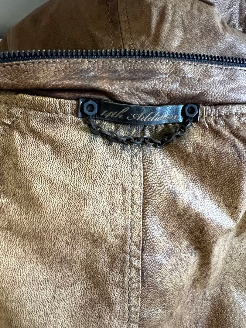 14thaddiction レザージャケット　ライダース