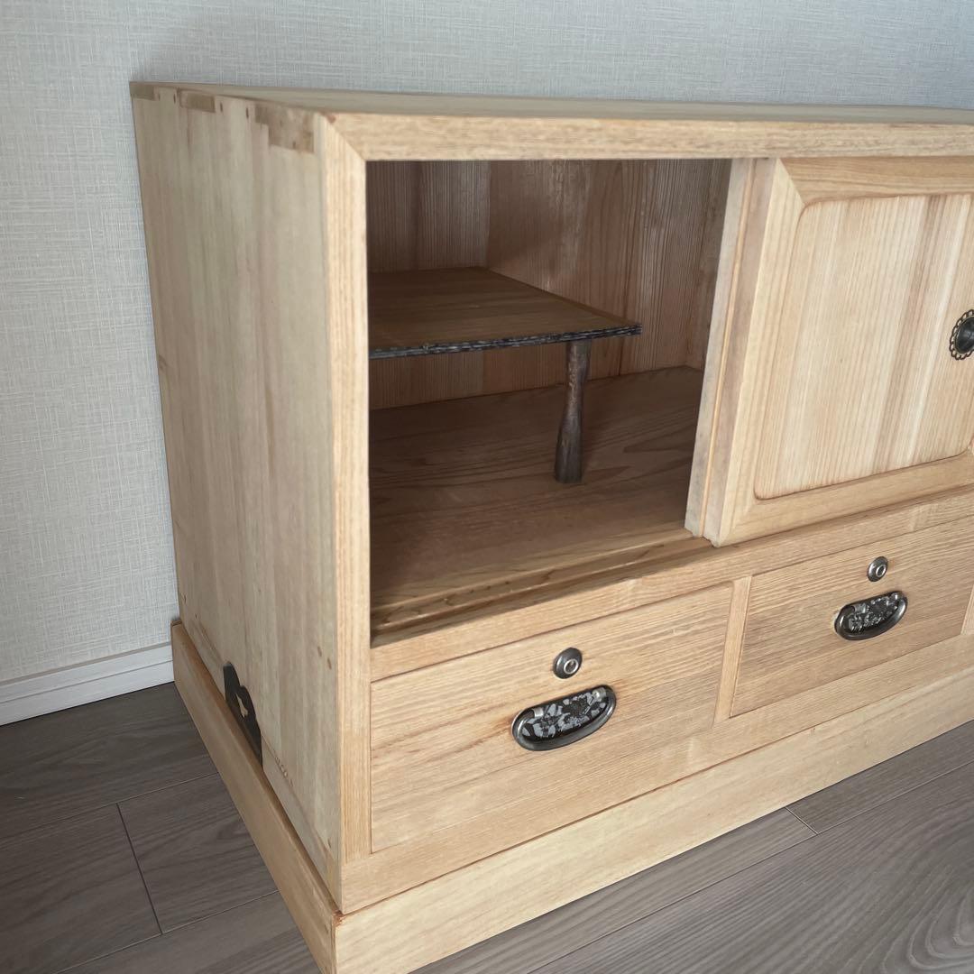 20)桐箪笥　アンティーク　チェスト　テレビ台　おもちゃ　リビング収納　古家具