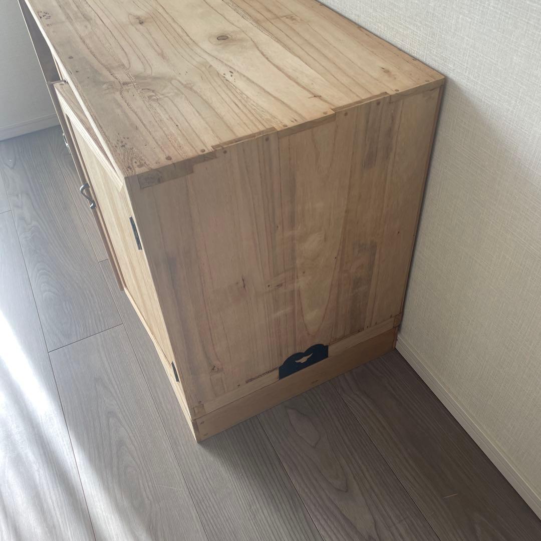 20)桐箪笥　アンティーク　チェスト　テレビ台　おもちゃ　リビング収納　古家具