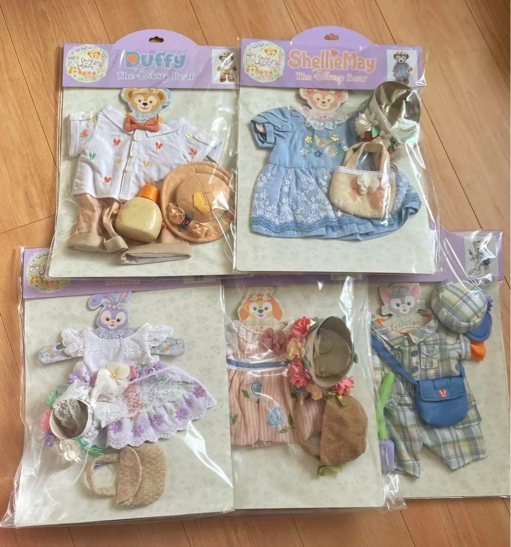 スプリングインブルーム ダッフィーフレンズ コスチューム 5点セット