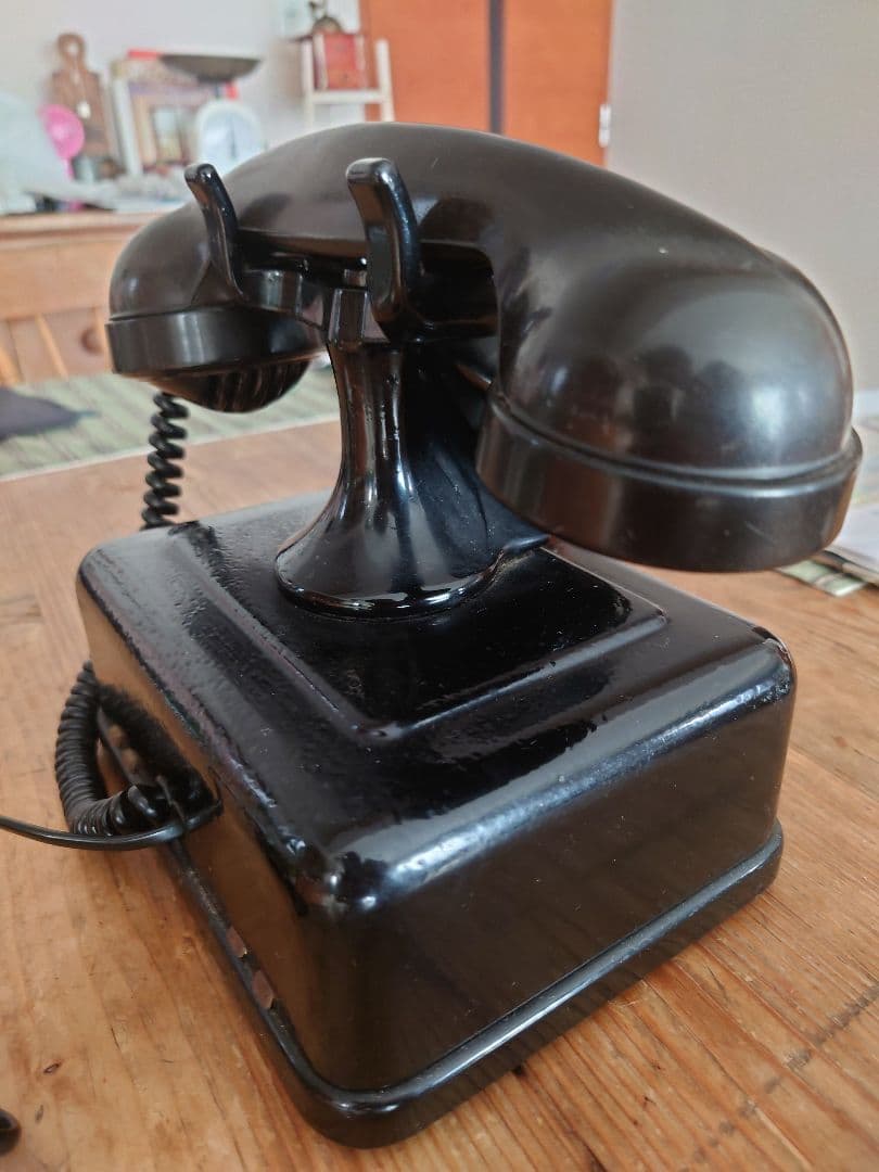 【希少】1940年代 ベル・テレフォン・カンパニー ダイヤル式黒電話