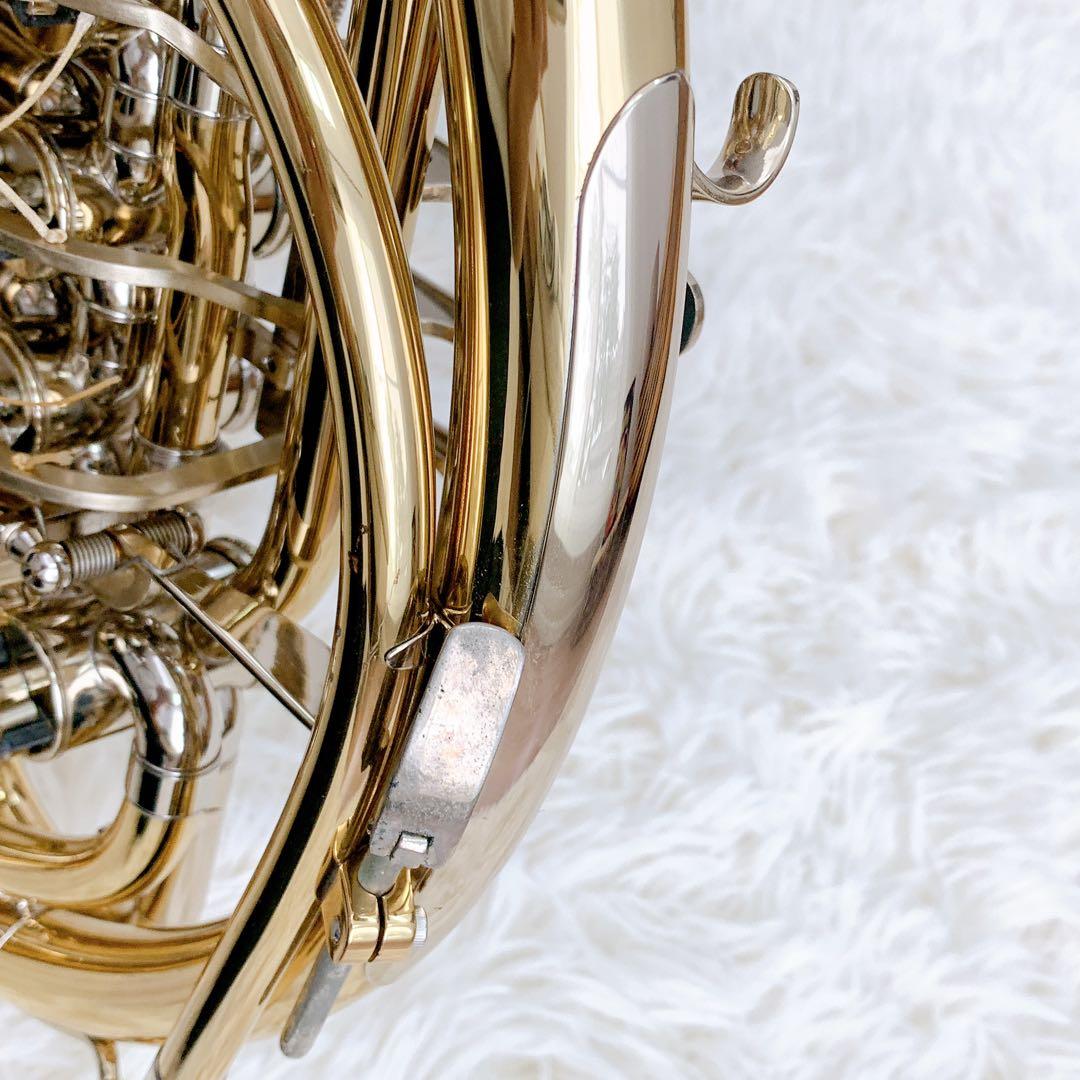 メンテナンス必要　ホルトン　フレンチホルン　ホルン　ケース付き