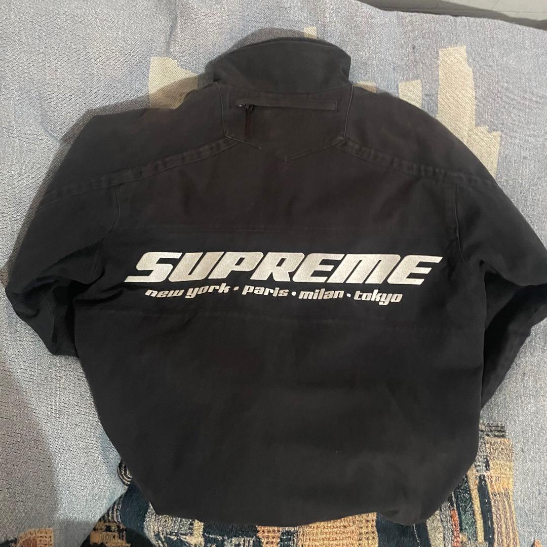 Supreme Brushed Twill Zip ジャケット y2k