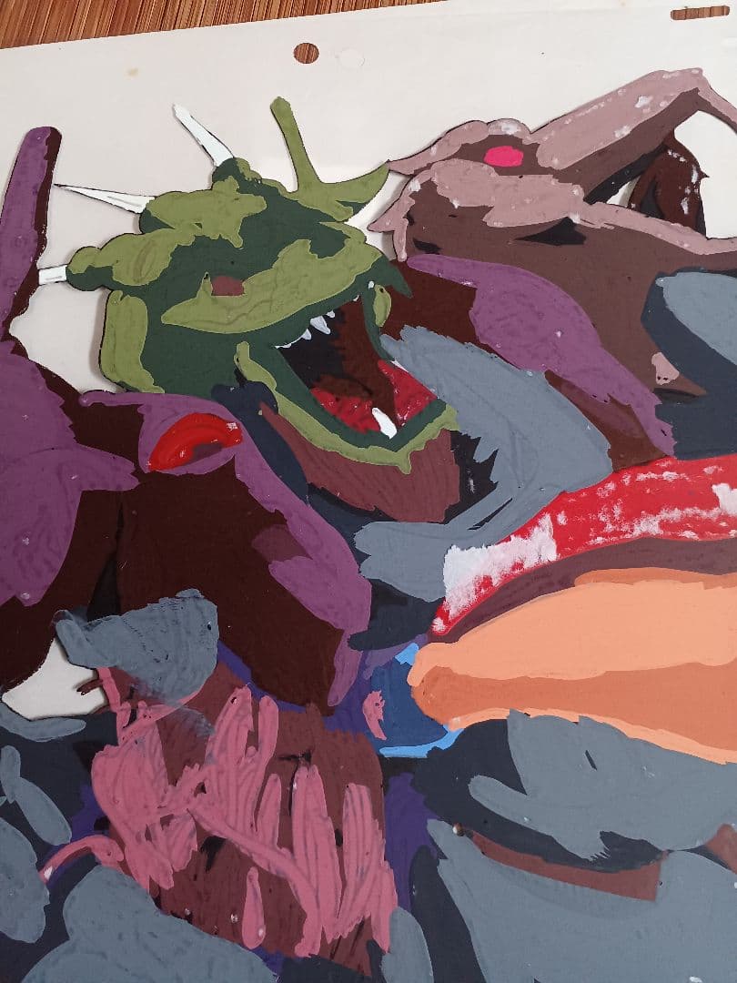 EDOYA　♥️セル画 と原画 不明－22　緻密書き込み彩色技術は圧巻