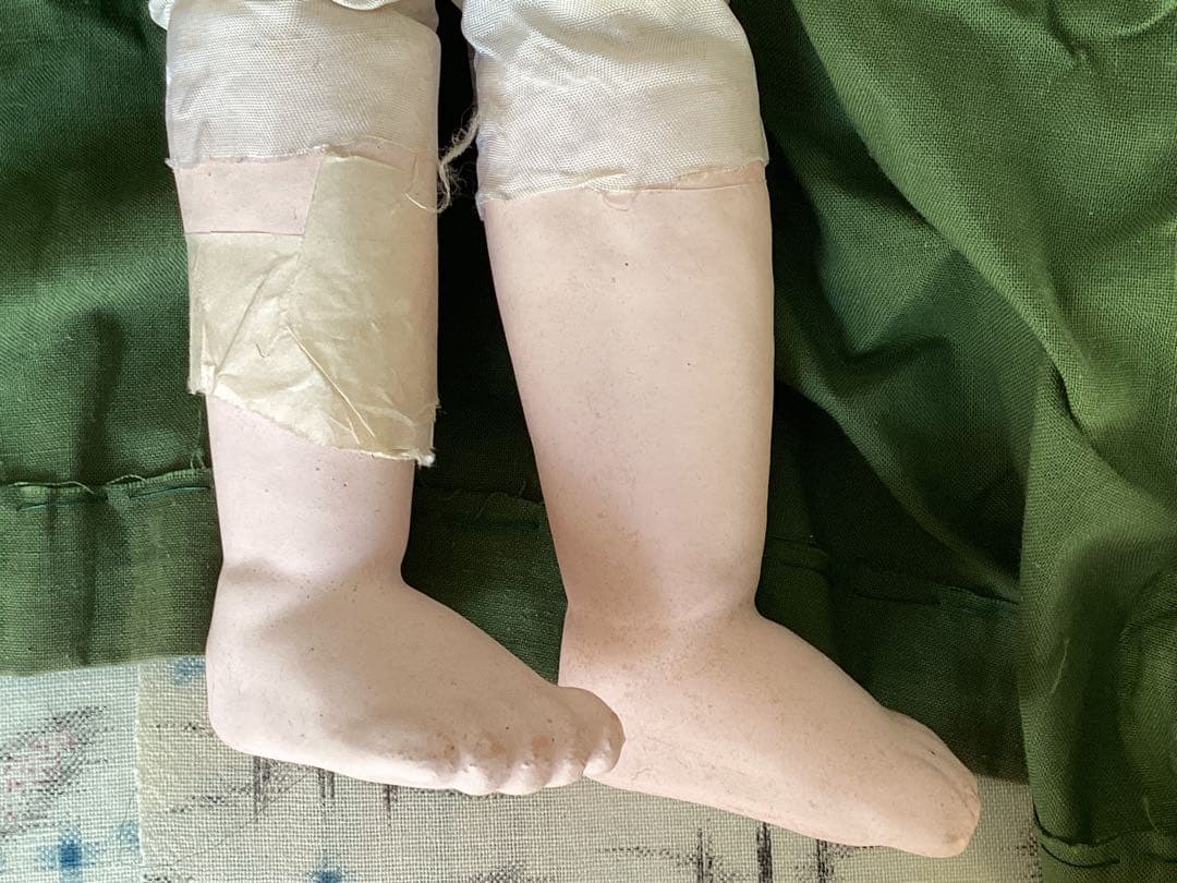 市松人形 松菊　竹取物語　抱き人形　アンティークドール　ビスクドール　40cm