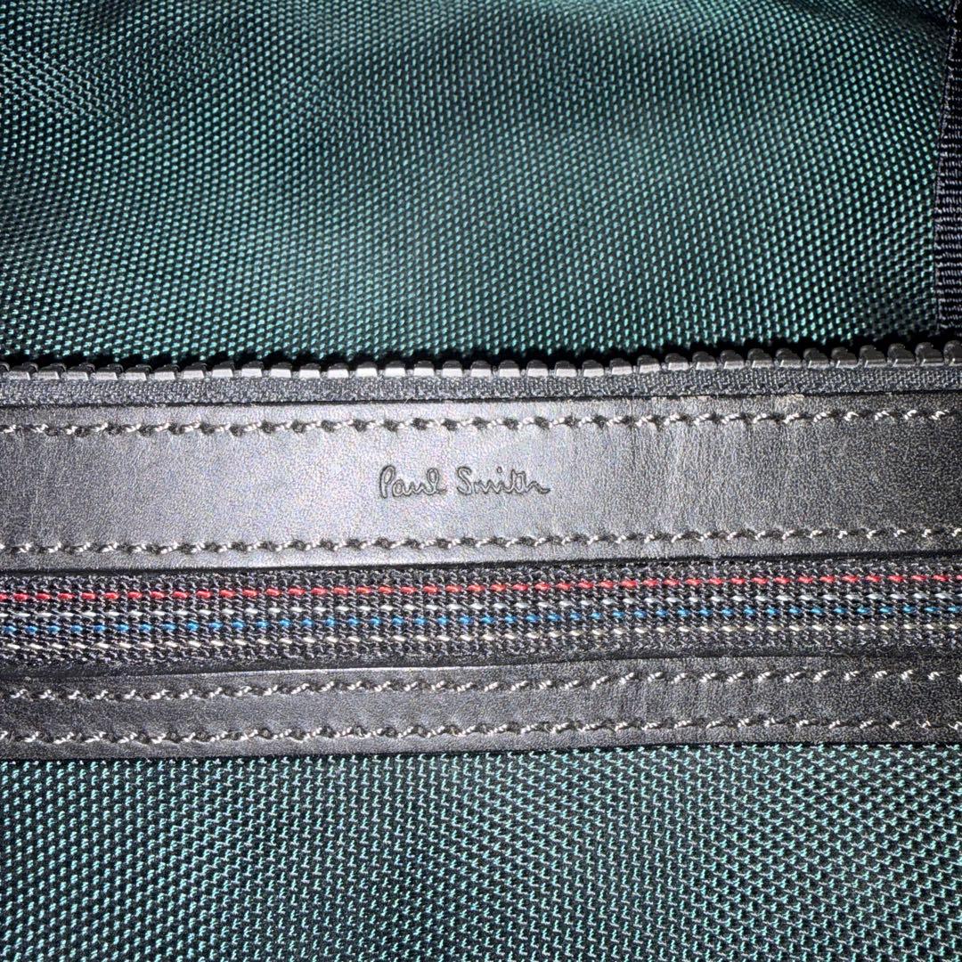 ポールスミス　ボストンバッグ(グリーン)