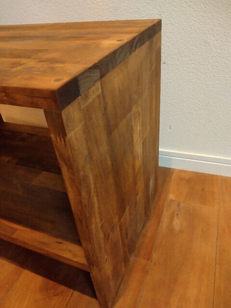 木製　ハンドメイド　オーダー　シェルフ　棚　ラック　テレビ台　水槽台