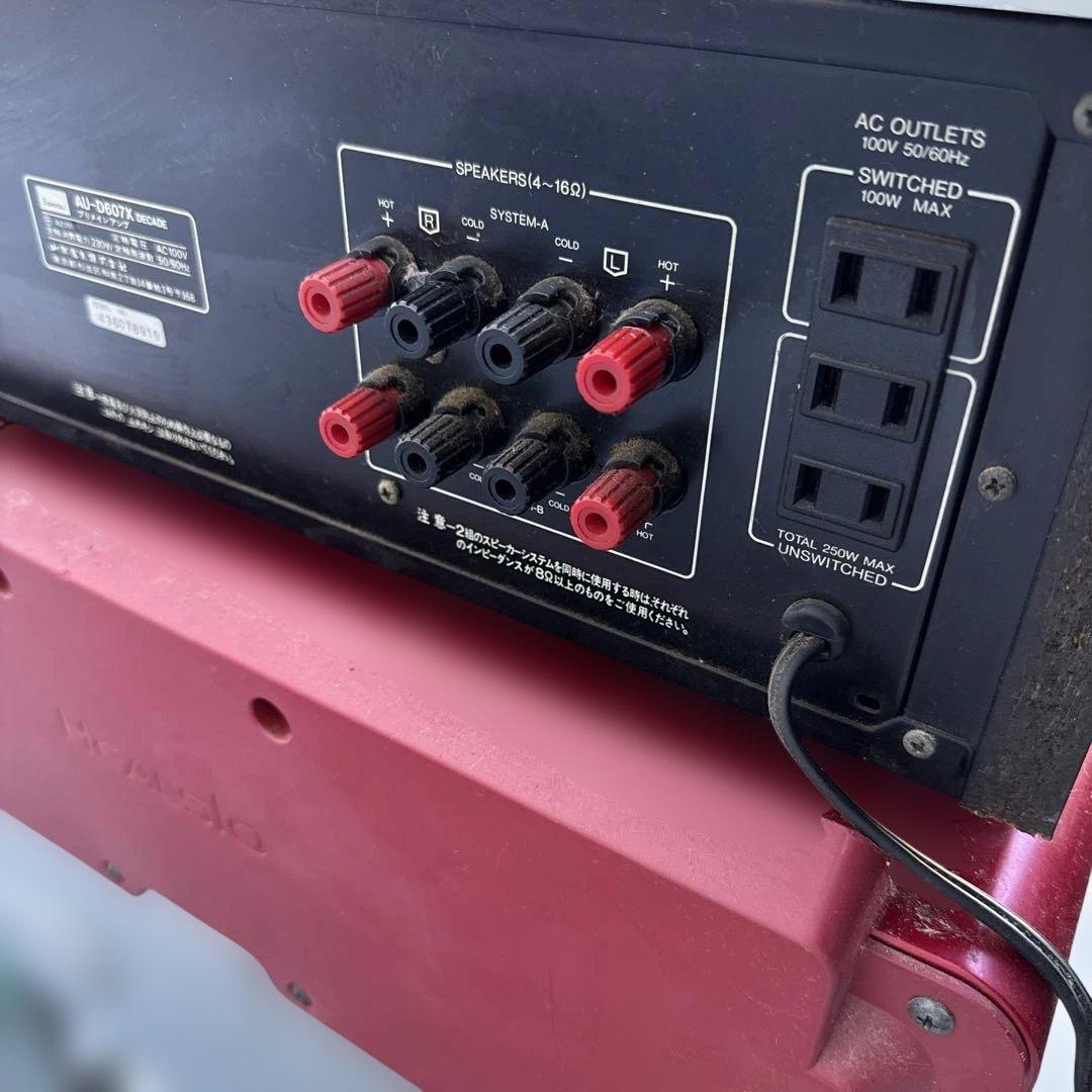 AU-D607X DECADE プリメインアンプ 動作未確認