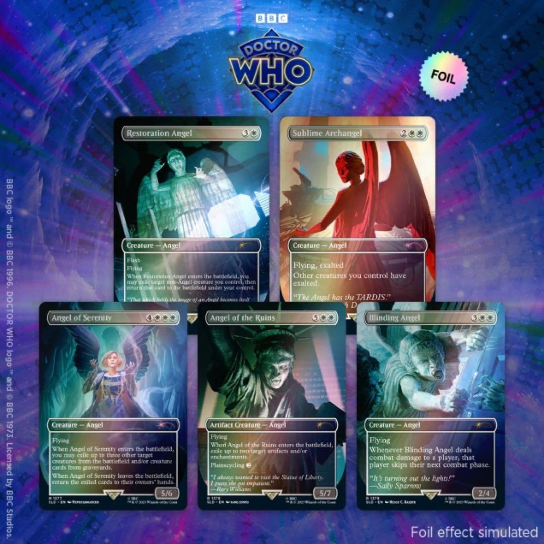 MTG 【Foil】Doctor Who: The Weeping Angels
