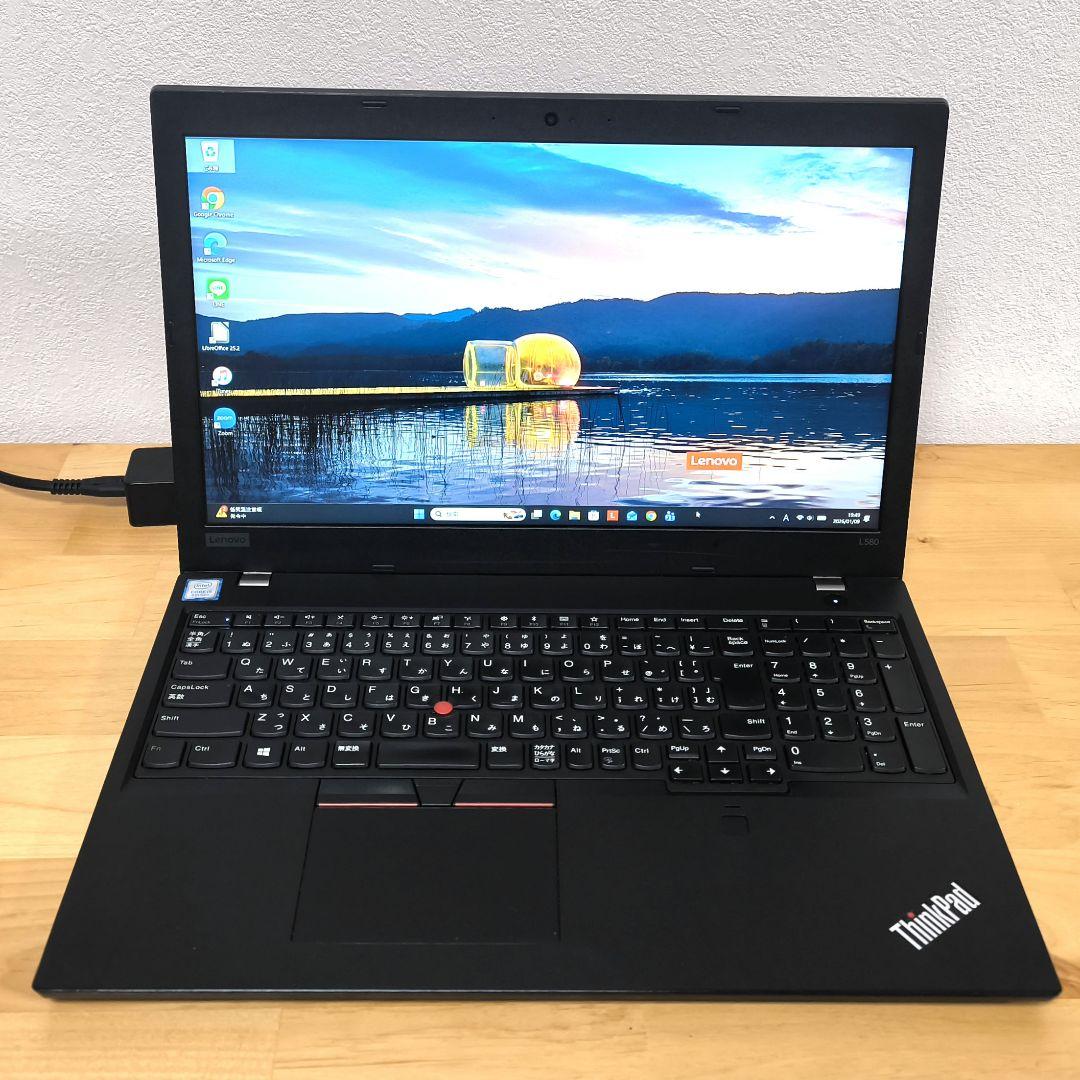 L580 大画面ノートパソコン│i5第8世代・Windows11【Lenovo】