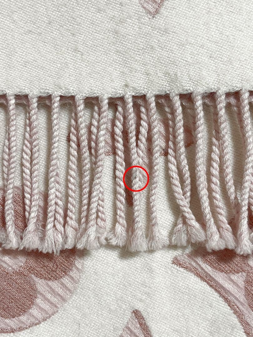 LOUIS VUITTON マフラー ストール ピンク