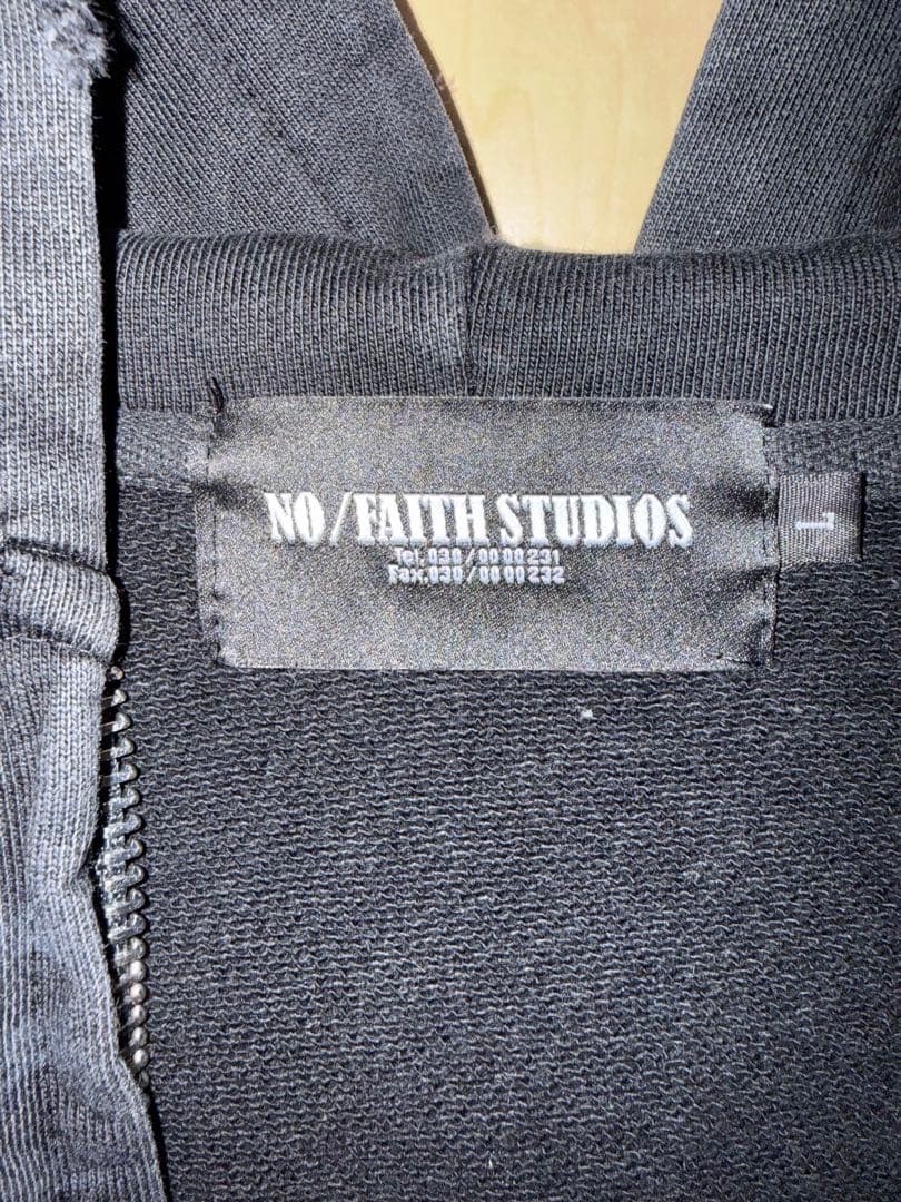 no/faith studios ジップパーカー
