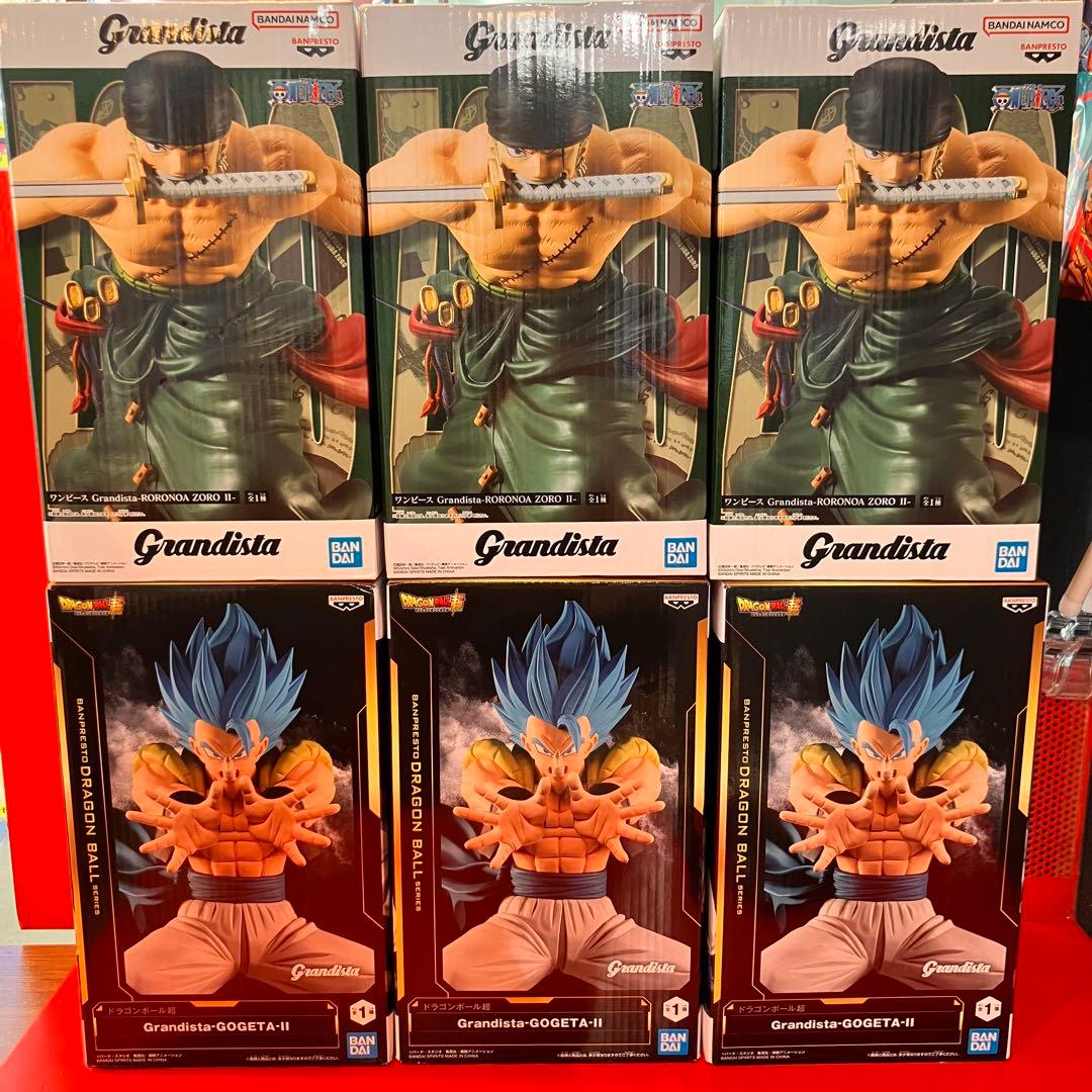 ★Grandista- ゾロ　ゴジータ　プライズ　新品未開封　フィギュア　6体