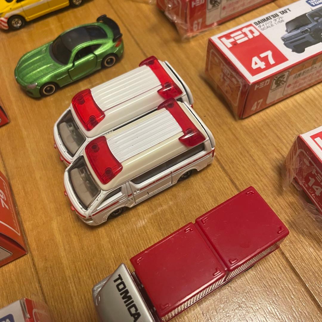 【TOMICA】トミカ等109台！まとめ売り　箱付きドリームトミカ入り！