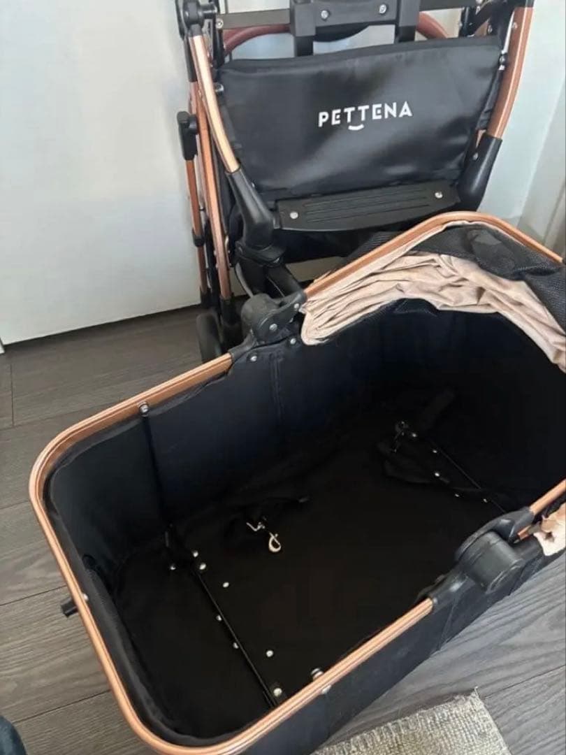 n*s様 PETTENA 最新ペットカート 折りたたみ式 黒