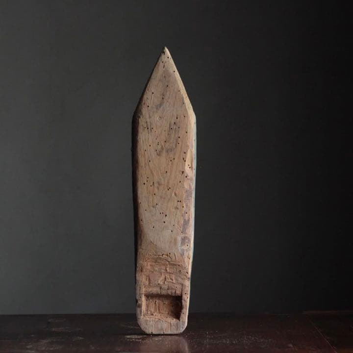 工作 木 船 古道具 アンティーク オブジェ 立体 木製船 木の船